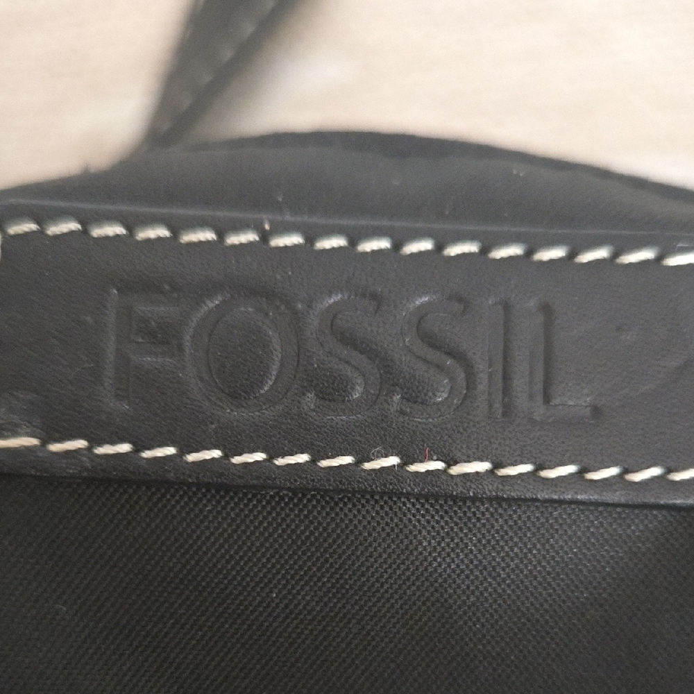 Patchwork Tote Bag - Black And Brown - image 2